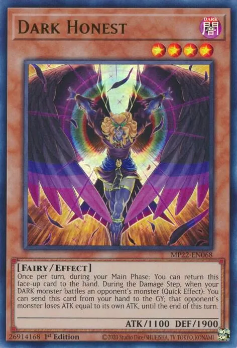 Dark Honest — 2022 Tin of the Pharaoh's Gods — Yu-Gi-Oh!