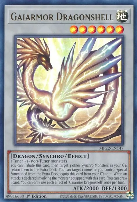 Gaiarmor Dragonshell — 2022 Tin of the Pharaoh's Gods — Yu-Gi-Oh!