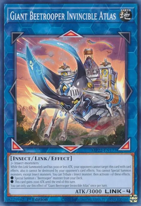 Atlas Invincible de la Coléoptroupe Géante from 2022 Tin of the Pharaoh's Gods - Yu-Gi-Oh!