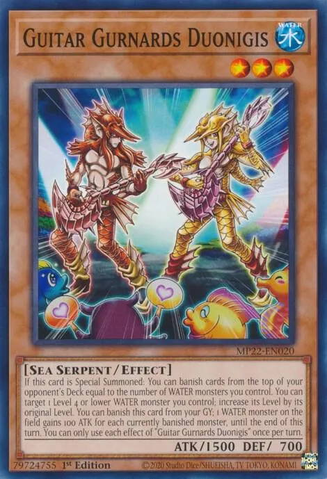 Guitare Grondins Duonigis — 2022 Tin of the Pharaoh's Gods — Yu-Gi-Oh!