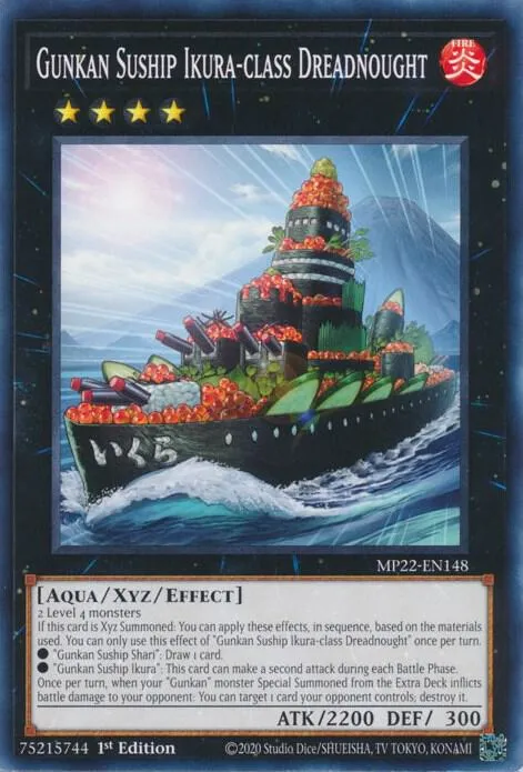 Batosushi Gunkan Classe Ikura Neredouterien — 2022 Tin of the Pharaoh's Gods — Yu-Gi-Oh!