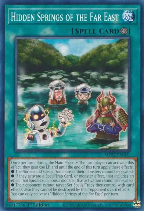 Source Chaude Cachée de l'Extrême-Orient — 2022 Tin of the Pharaoh's Gods — Yu-Gi-Oh!
