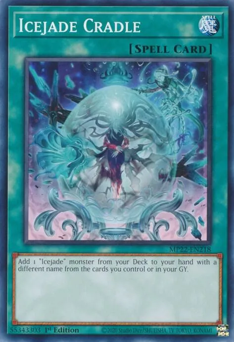 Berceau Jadeglace — 2022 Tin of the Pharaoh's Gods — Yu-Gi-Oh!