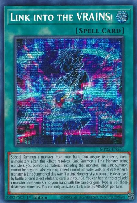 Lien dans les VRAINS ! — 2022 Tin of the Pharaoh's Gods — Yu-Gi-Oh!