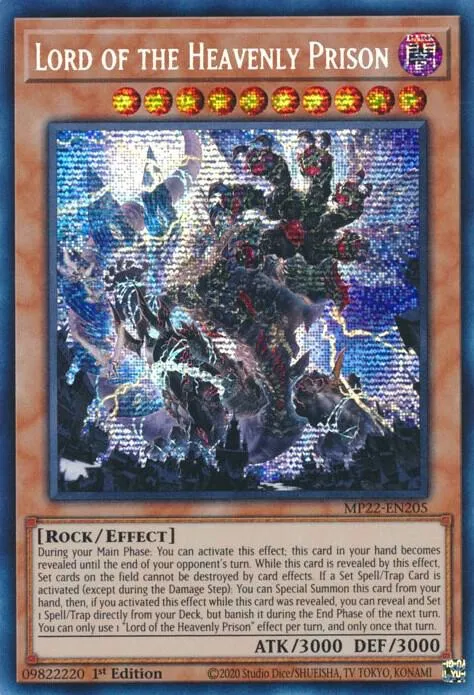 Lord of the Heavenly Prison — 2022 Tin of the Pharaoh's Gods — Yu-Gi-Oh!