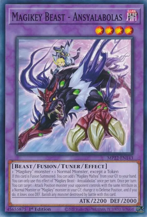 Bête de la Magiclé - Ansyalabolas — 2022 Tin of the Pharaoh's Gods — Yu-Gi-Oh!
