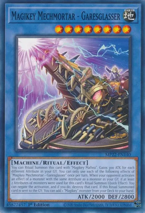 Magikey Mechmortar - Garesglasser — 2022 Tin of the Pharaoh's Gods — Yu-Gi-Oh!