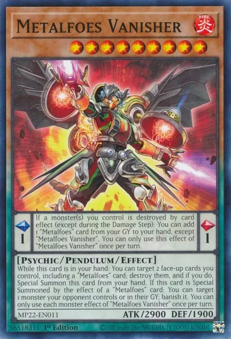 Volatil Métalphose — 2022 Tin of the Pharaoh's Gods — Yu-Gi-Oh!