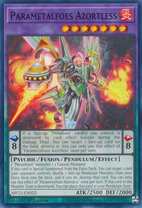 Parametalfoes Azortless — 2022 Tin of the Pharaoh's Gods — Yu-Gi-Oh!