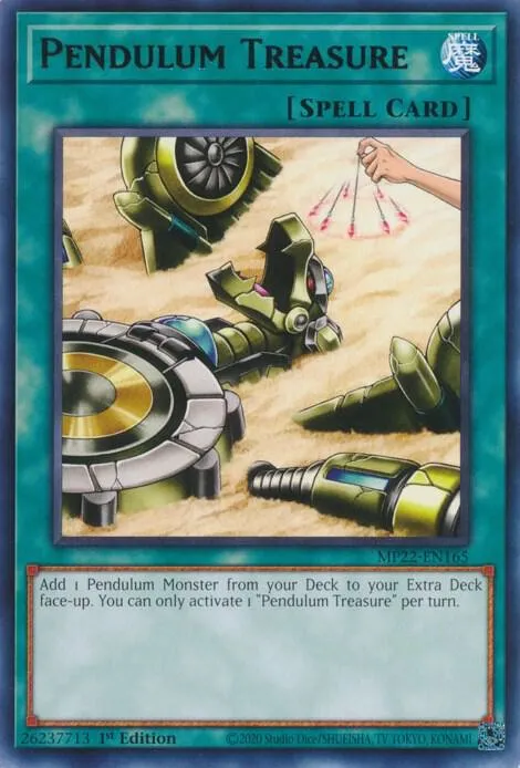 Pendulum Treasure — 2022 Tin of the Pharaoh's Gods — Yu-Gi-Oh!