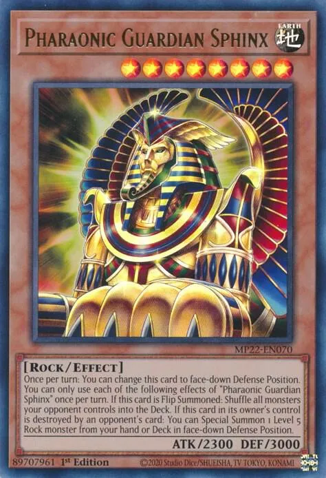 Sphinx Gardien Pharaonique — 2022 Tin of the Pharaoh's Gods — Yu-Gi-Oh!