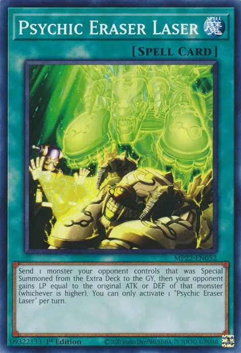 Laser Effaceur Psychique — 2022 Tin of the Pharaoh's Gods — Yu-Gi-Oh!