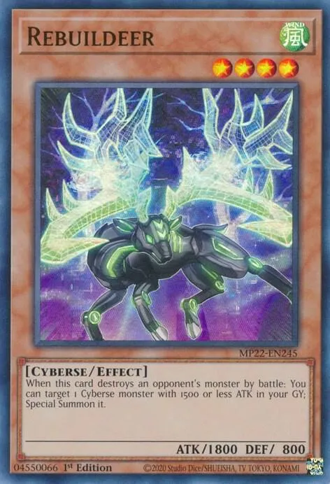 Reconstrucerf — 2022 Tin of the Pharaoh's Gods — Yu-Gi-Oh!