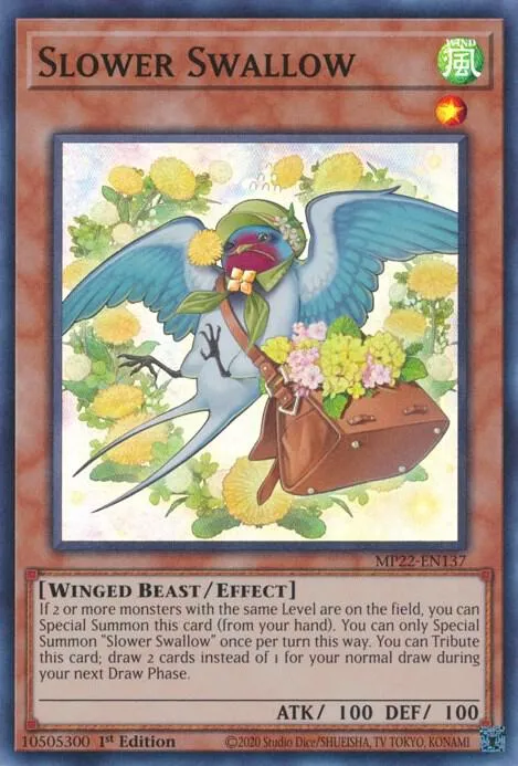 Slower Swallow from 2022 Tin of the Pharaoh's Gods - Yu-Gi-Oh!
