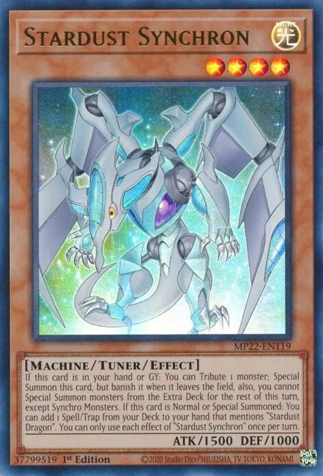 Stardust Synchron — 2022 Tin of the Pharaoh's Gods — Yu-Gi-Oh!