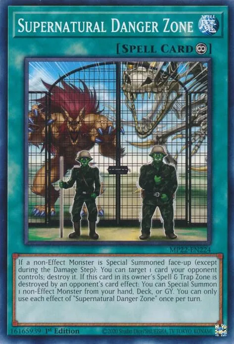 Zone de Danger Surnaturel — 2022 Tin of the Pharaoh's Gods — Yu-Gi-Oh!