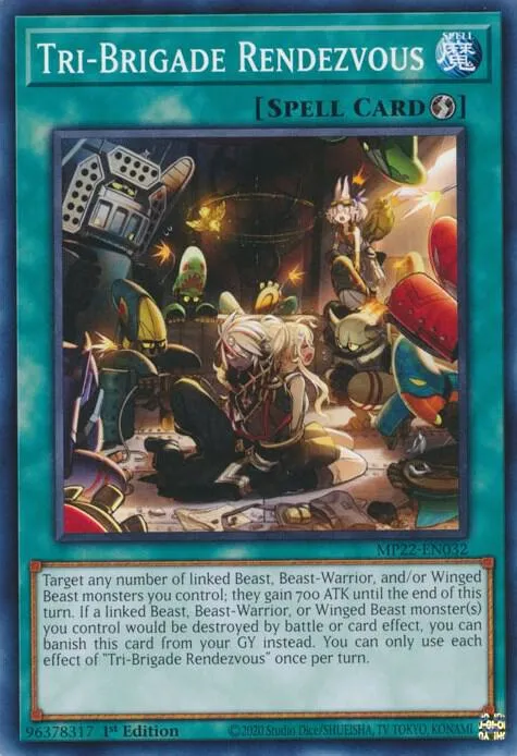 Rendez-Vous Tri-Brigade — 2022 Tin of the Pharaoh's Gods — Yu-Gi-Oh!