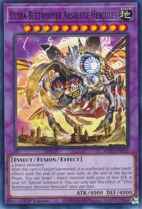 Hercule Absolu de la Coléoptroupe Ultra — 2022 Tin of the Pharaoh's Gods — Yu-Gi-Oh!