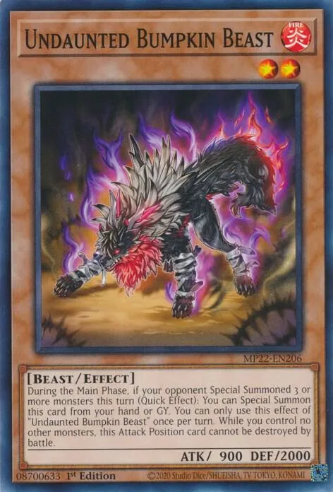 Bête Rustre Téméraire — 2022 Tin of the Pharaoh's Gods — Yu-Gi-Oh!