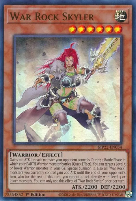Skyler du Rocher de Guerre — 2022 Tin of the Pharaoh's Gods — Yu-Gi-Oh!