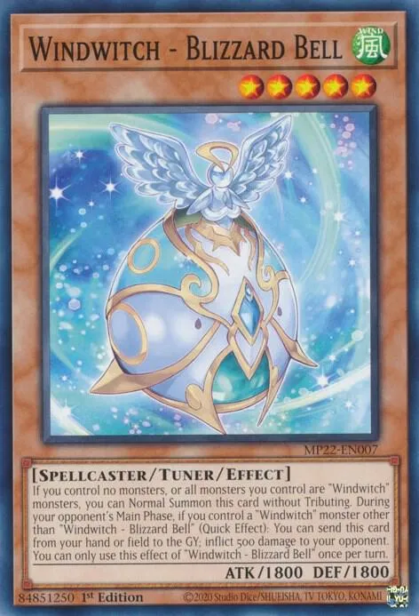 Sorcièrevent - Blizzard Clochette — 2022 Tin of the Pharaoh's Gods — Yu-Gi-Oh!