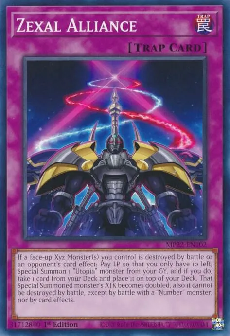 Alliance Zexal — 2022 Tin of the Pharaoh's Gods — Yu-Gi-Oh!
