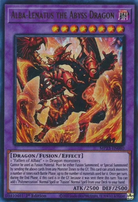 Alba-Lenatus le Dragon des Abysses — 25th Anniversary Tin: Dueling Heroes Mega Pack — Yu-Gi-Oh!