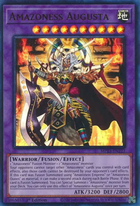Amazoness Augusta — 25th Anniversary Tin: Dueling Heroes Mega Pack — Yu-Gi-Oh!
