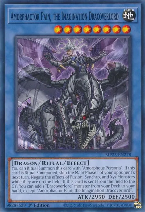 Amorphactor Pain, the Imagination Dracoverlord — 25th Anniversary Tin: Dueling Heroes Mega Pack — Yu-Gi-Oh!