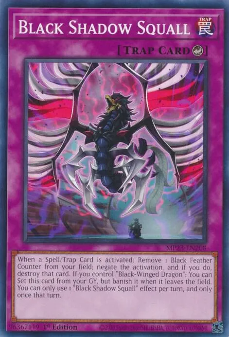 Black Shadow Squall — 25th Anniversary Tin: Dueling Heroes Mega Pack — Yu-Gi-Oh!
