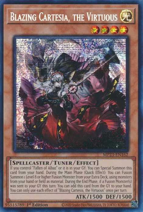 Blazing Cartesia, the Virtuous — 25th Anniversary Tin: Dueling Heroes Mega Pack — Yu-Gi-Oh!