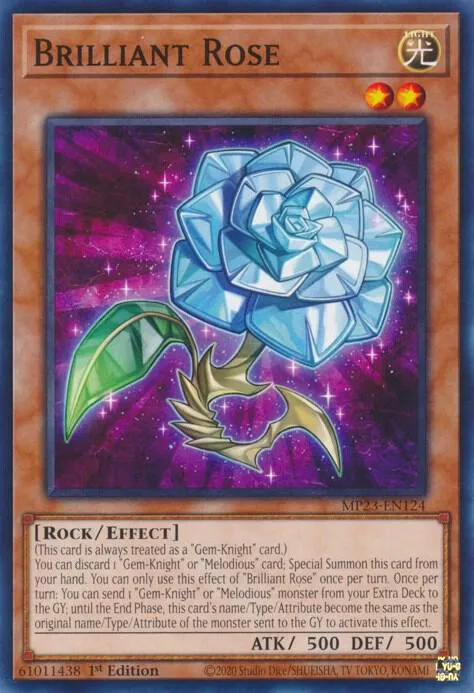 Rose Brillante — 25th Anniversary Tin: Dueling Heroes Mega Pack — Yu-Gi-Oh!