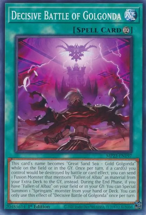 Bataille Décisive de Golgonda — 25th Anniversary Tin: Dueling Heroes Mega Pack — Yu-Gi-Oh!