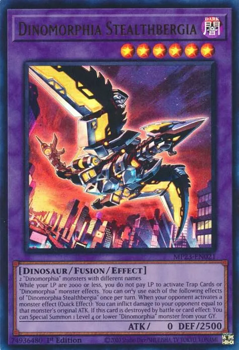 Dinomorphia Stealthbergia — 25th Anniversary Tin: Dueling Heroes Mega Pack — Yu-Gi-Oh!