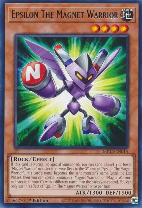 Epsilon The Magnet Warrior from 25th Anniversary Tin: Dueling Heroes Mega Pack - Yu-Gi-Oh!