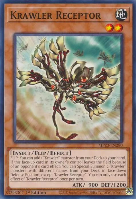 Krawler Receptor — 25th Anniversary Tin: Dueling Heroes Mega Pack — Yu-Gi-Oh!
