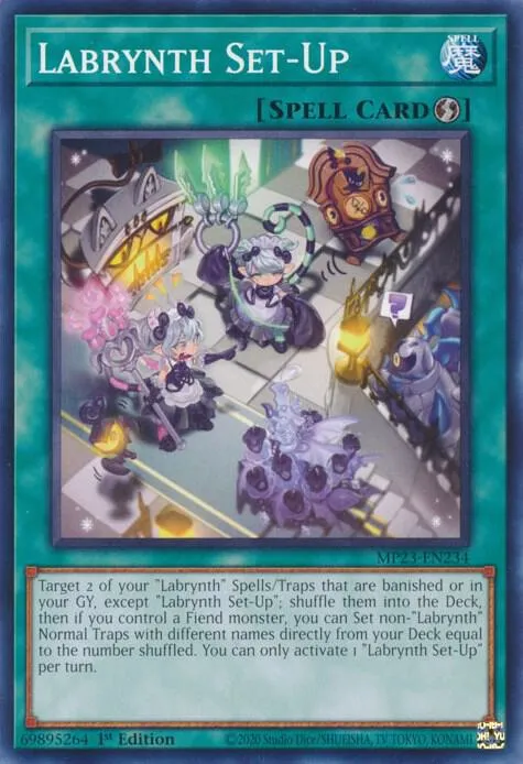 Labrynth Set-Up — 25th Anniversary Tin: Dueling Heroes Mega Pack — Yu-Gi-Oh!
