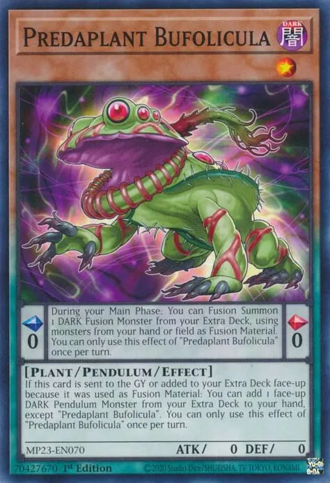 Bufolicula Prédaplante — 25th Anniversary Tin: Dueling Heroes Mega Pack — Yu-Gi-Oh!