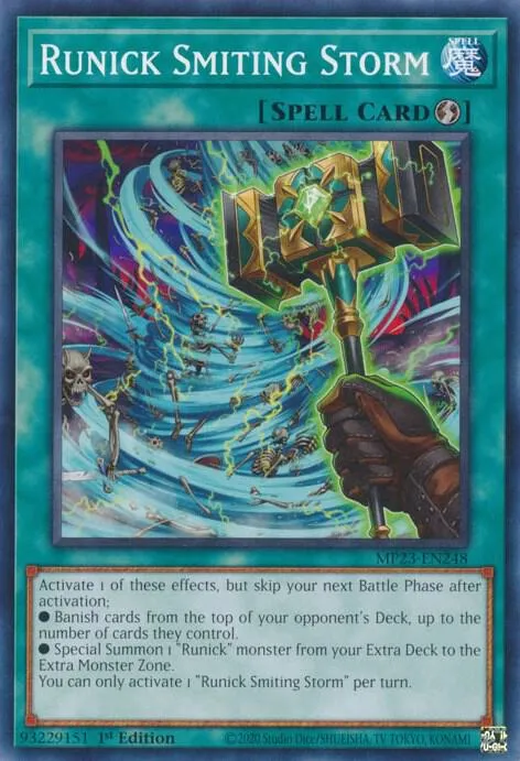 Tempête Cinglante Runick — 25th Anniversary Tin: Dueling Heroes Mega Pack — Yu-Gi-Oh!