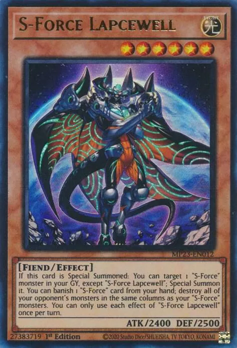 Lapcewell de la Force-S — 25th Anniversary Tin: Dueling Heroes Mega Pack — Yu-Gi-Oh!
