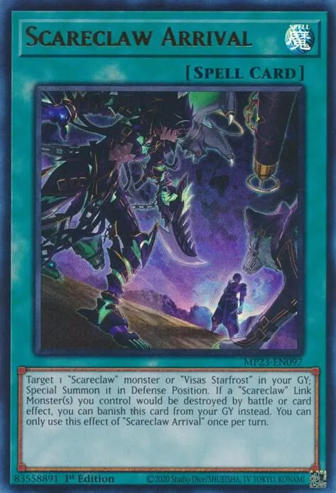 Scareclaw Arrival — 25th Anniversary Tin: Dueling Heroes Mega Pack — Yu-Gi-Oh!