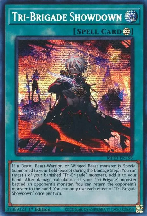 Épreuve de Force Tri-Brigade — 25th Anniversary Tin: Dueling Heroes Mega Pack — Yu-Gi-Oh!