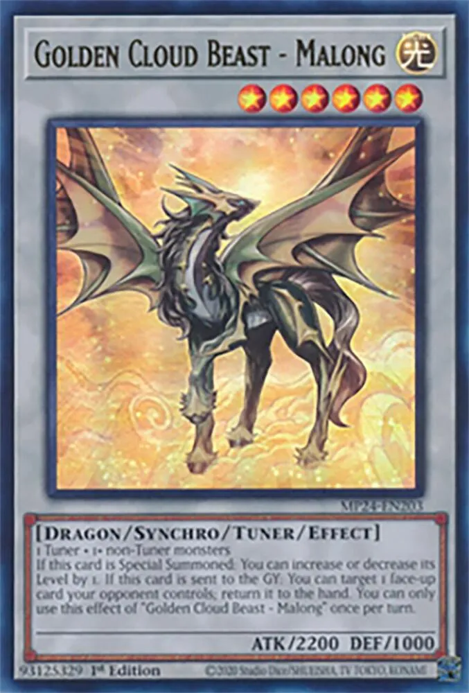 Bête du Nuage Doré - Malong — 25th Anniversary Tin: Dueling Mirrors — Yu-Gi-Oh!