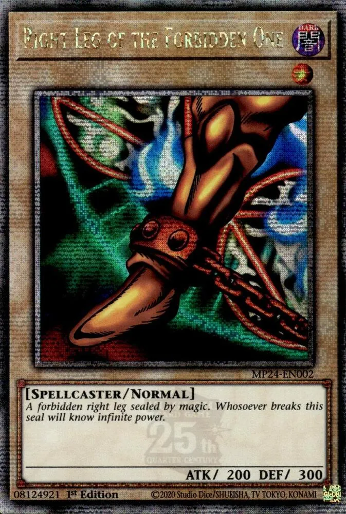 Right Leg of the Forbidden One — 25th Anniversary Tin: Dueling Mirrors — Yu-Gi-Oh!
