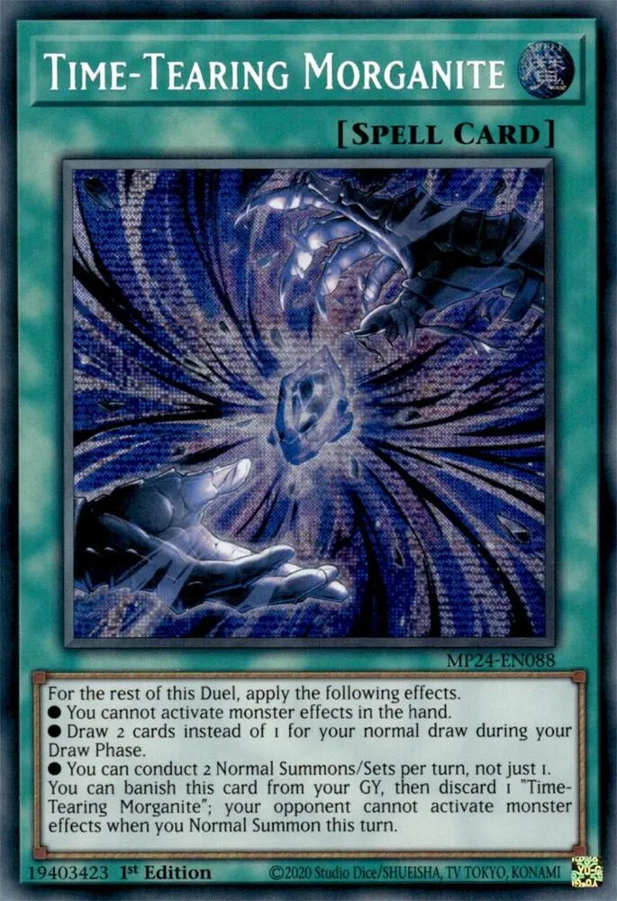 Time-Tearing Morganite — 25th Anniversary Tin: Dueling Mirrors — Yu-Gi-Oh!