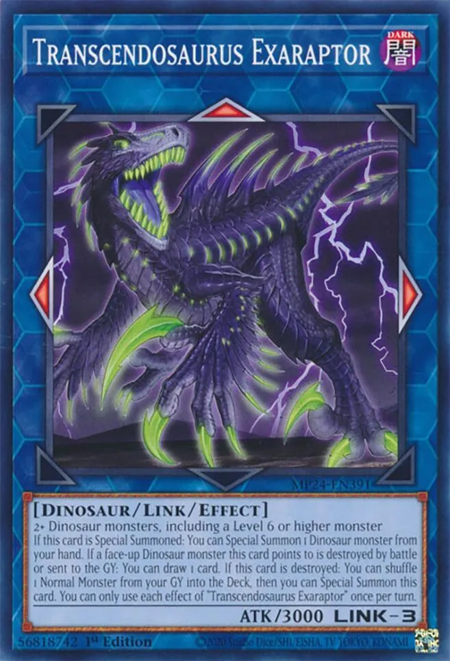 Transcendosaurus Exaraptor — 25th Anniversary Tin: Dueling Mirrors — Yu-Gi-Oh!
