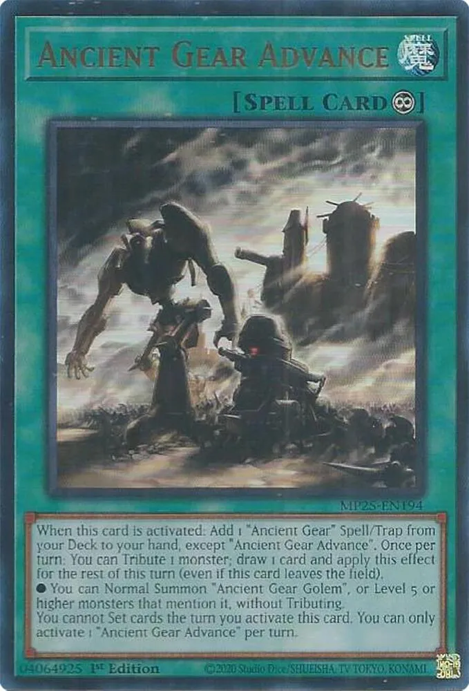 Avancée Rouages Ancients — 2025 Mega-Tin Mega Pack — Yu-Gi-Oh!