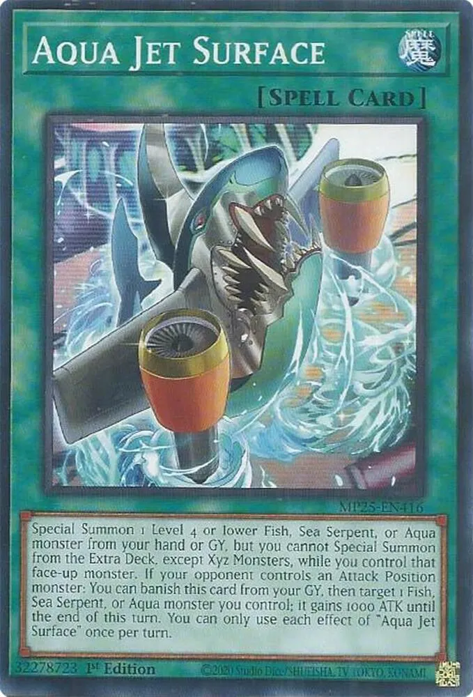 Aqua Jet Surface — 2025 Mega-Tin Mega Pack — Yu-Gi-Oh!