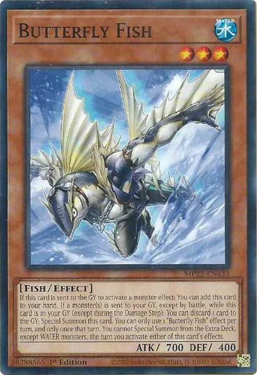 Butterfly Fish — 2025 Mega-Tin Mega Pack — Yu-Gi-Oh!