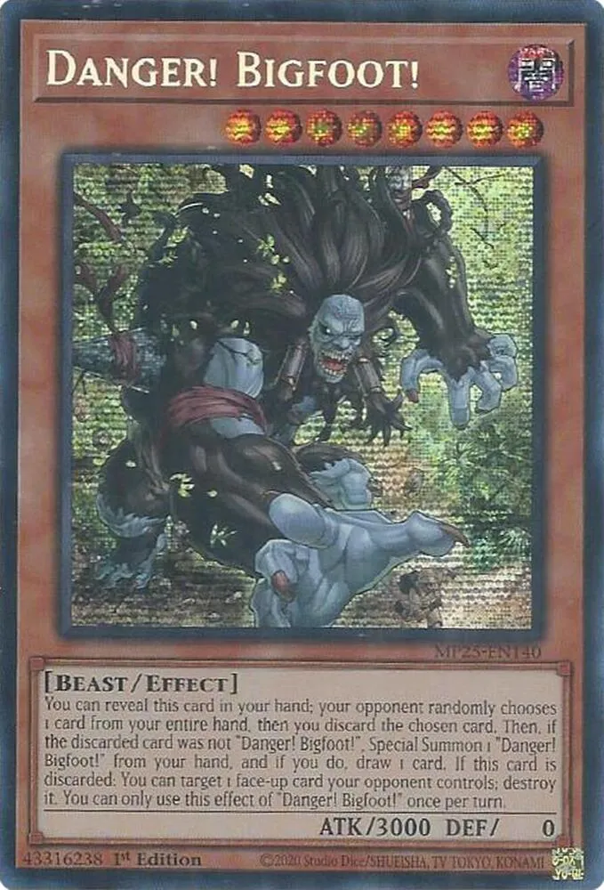 Danger! Bigfoot! — 2025 Mega-Tin Mega Pack — Yu-Gi-Oh!
